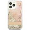 Guess GUHCP13LLFLSD iPhone 13 Pro / 136,1" złoty/gold hardcase Paisley Liquid Glitter na NearMe.pl
