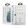 Guess GUHCP13MLFLSN iPhone 13 / 14 / 15 6.1" zielony/green hardcase Flower Liquid Glitter na NearMe.pl