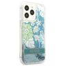 Guess GUHCP13LLFLSN iPhone 13 Pro / 13 6,1" zielony/green hardcase Flower Liquid Glitter na NearMe.pl