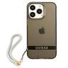 Guess GUHCP13LHTSGSK iPhone 13 Pro / 136,1" czarny/black hardcase Translucent Stap na NearMe.pl