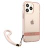 Guess GUHCP13LHTSGSP iPhone 13 Pro / 13 6,1" różowy/pink hardcase Translucent Stap na NearMe.pl
