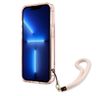 Guess GUHCP13XHTSGSP iPhone 13 Pro Max6,7" różowy/pink hardcase Translucent Stap na NearMe.pl