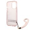 Guess GUHCP13XHTSGSP iPhone 13 Pro Max6,7" różowy/pink hardcase Translucent Stap na NearMe.pl
