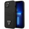 Guess GUHCP13SPSATPK iPhone 13 mini 5,4"czarny/black hardcase SaffianoTriangle Logo Cardslot na NearMe.pl