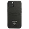 Guess GUHCP13MPSATPK iPhone 13 / 14 / 156.1" czarny/black hardcase SaffianoTriangle Logo Cardslot na NearMe.pl