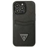 Guess GUHCP13LPSATPK iPhone 13 Pro / 136,1" czarny/black hardcase SaffianoTriangle Logo Cardslot na NearMe.pl