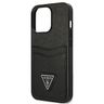Guess GUHCP13LPSATPK iPhone 13 Pro / 136,1" czarny/black hardcase SaffianoTriangle Logo Cardslot na NearMe.pl