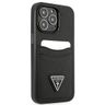 Guess GUHCP13XPSATPK iPhone 13 Pro Max6,7"czarny/black hardcase SaffianoTriangle Logo Cardslot na NearMe.pl