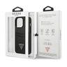 Guess GUHCP13XPSATPK iPhone 13 Pro Max6,7"czarny/black hardcase SaffianoTriangle Logo Cardslot na NearMe.pl