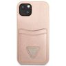 Guess GUHCP13MPSATPP iPhone 13 / 14 / 156.1" różowy/pink hardcase SaffianoTriangle Logo Cardslot na NearMe.pl