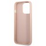 Guess GUHCP13LPSATPP iPhone 13 Pro / 13 6,1" różowy/pink hardcase SaffianoTriangle Logo Cardslot na NearMe.pl