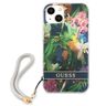 Guess GUHCP13MHFLSB iPhone 13 / 14 / 15 6.1" niebieski/blue hardcase Flower Strap na NearMe.pl