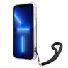 Guess GUHCP13LHFLSB iPhone 13 Pro / 13 6,1" niebieski/blue hardcase Flower Strap na NearMe.pl
