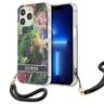 Guess GUHCP13XHFLSB iPhone 13 Pro Max6,7" niebieski/blue hardcase Flower Strap na NearMe.pl
