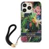Guess GUHCP13XHFLSB iPhone 13 Pro Max6,7" niebieski/blue hardcase Flower Strap na NearMe.pl