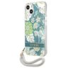 Guess GUHCP13SHFLSN iPhone 13 mini 5,4"zielony/green hardcase Flower Strap na NearMe.pl