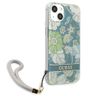 Guess GUHCP13SHFLSN iPhone 13 mini 5,4"zielony/green hardcase Flower Strap na NearMe.pl