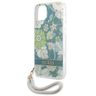 Guess GUHCP13SHFLSN iPhone 13 mini 5,4"zielony/green hardcase Flower Strap na NearMe.pl