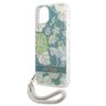 Guess GUHCP13MHFLSN iPhone 13 / 14 / 15 6.1" zielony/green hardcase Flower Strap na NearMe.pl