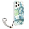 Guess GUHCP13LHFLSN iPhone 13 Pro / 13 6,1" zielony/green hardcase Flower Strap na NearMe.pl