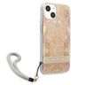 Guess GUHCP13SHFLSD iPhone 13 mini 5,4"złoty/gold hardcase Flower Strap na NearMe.pl