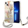 Guess GUHCP13SHFLSU iPhone 13 mini 5,4" fioletowy/purple hardcase Flower Strap na NearMe.pl