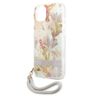 Guess GUHCP13MHFLSU iPhone 13 / 14 / 156.1" fioletowy/purple hardcase Flower Strap na NearMe.pl
