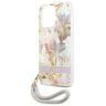 Guess GUHCP13LHFLSU iPhone 13 Pro / 136,1" fioletowy/purple hardcase Flower Strap na NearMe.pl