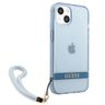 Guess GUHCP13SHTSGSB iPhone 13 mini 5,4"niebieski/blue hardcase Translucent Stap na NearMe.pl