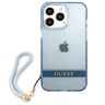 Guess GUHCP13XHTSGSB  iPhone 13 Pro Max6,7" niebieski/blue hardcase Translucent Stap na NearMe.pl