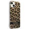 Guess GUHCP13MHSLEOW iPhone 13 / 14 / 156.1" brązowy/brown hardcase Leopard na NearMe.pl