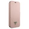 Guess GUFLBKP12SVSATMLPI iPhone 12 mini5,4" różowy/pink book Saffiano na NearMe.pl