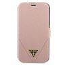 Guess GUFLBKP12SVSATMLPI iPhone 12 mini5,4" różowy/pink book Saffiano na NearMe.pl