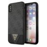 Guess GUHCI65PU4GHBK iPhone Xs Maxszary/grey hardcase 4G Triangle Collection na NearMe.pl