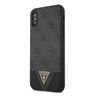 Guess GUHCI65PU4GHBK iPhone Xs Maxszary/grey hardcase 4G Triangle Collection na NearMe.pl