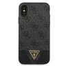 Guess GUHCI65PU4GHBK iPhone Xs Maxszary/grey hardcase 4G Triangle Collection na NearMe.pl