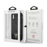Guess GUHCI65PU4GHBK iPhone Xs Maxszary/grey hardcase 4G Triangle Collection na NearMe.pl