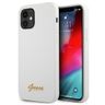 Guess GUHCP12SLSLMGWH iPhone12 mini 5,4" biały/white hardcase Metal Logo Script na NearMe.pl