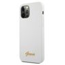 Guess GUHCP12MLSLMGWH iPhone12/12 Pro 6,1" biały/white hardcase Metal Logo Script na NearMe.pl
