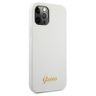 Guess GUHCP12MLSLMGWH iPhone12/12 Pro 6,1" biały/white hardcase Metal Logo Script na NearMe.pl