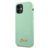 Guess GUHCP12SLSLMGGN iPhone12 mini 5,4" zielony/green hardcase Metal Logo Script na NearMe.pl