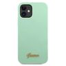 Guess GUHCP12SLSLMGGN iPhone12 mini 5,4" zielony/green hardcase Metal Logo Script na NearMe.pl