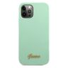 Guess GUHCP12LLSLMGGN iPhone 12 Pro Max 6,7" zielony/green hardcase Metal Logo Script na NearMe.pl
