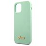 Guess GUHCP12LLSLMGGN iPhone 12 Pro Max 6,7" zielony/green hardcase Metal Logo Script na NearMe.pl