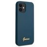 Guess GUHCP12SLSLMGBL iPhone 12 mini 5,4" niebieski/blue hardcase Metal Logo Script na NearMe.pl