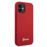 Guess GUHCP12SLSLMGRE iPhone12 mini 5,4" czerwony/red hardcase Metal Logo Script na NearMe.pl