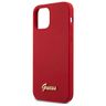Guess GUHCP12SLSLMGRE iPhone12 mini 5,4" czerwony/red hardcase Metal Logo Script na NearMe.pl