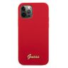 Guess GUHCP12MLSLMGRE iPhone12/12 Pro 6,1" czerwony/red hardcase Metal Logo Script na NearMe.pl
