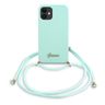 Guess GUHCP12SLSCLMGLB iPhone12 mini 5,4" jasno niebieski/light blue hardcase Metal Logo Cord na NearMe.pl