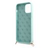 Guess GUHCP12SLSCLMGLB iPhone12 mini 5,4" jasno niebieski/light blue hardcase Metal Logo Cord na NearMe.pl